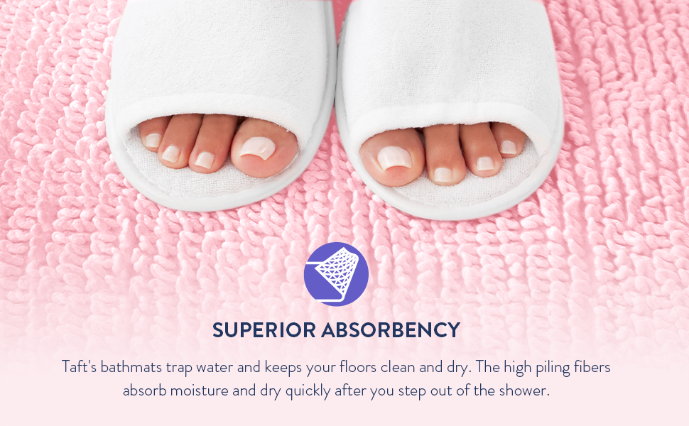 Ultra Soft Chenille Bathroom Rugs
