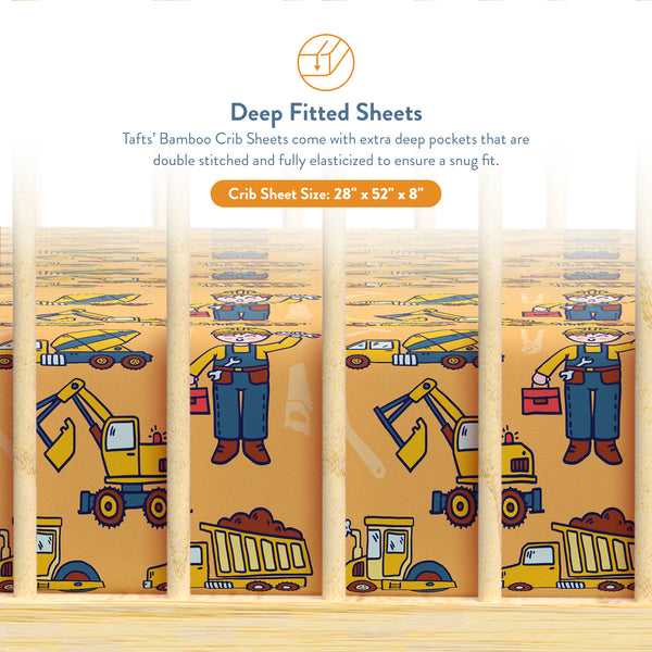 100% Bamboo Crib Sheets