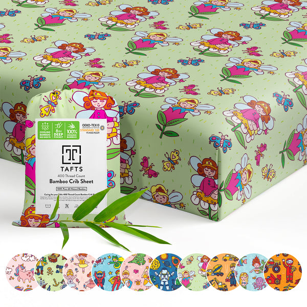 100% Bamboo Crib Sheets