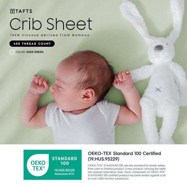 100% Bamboo Crib Sheets