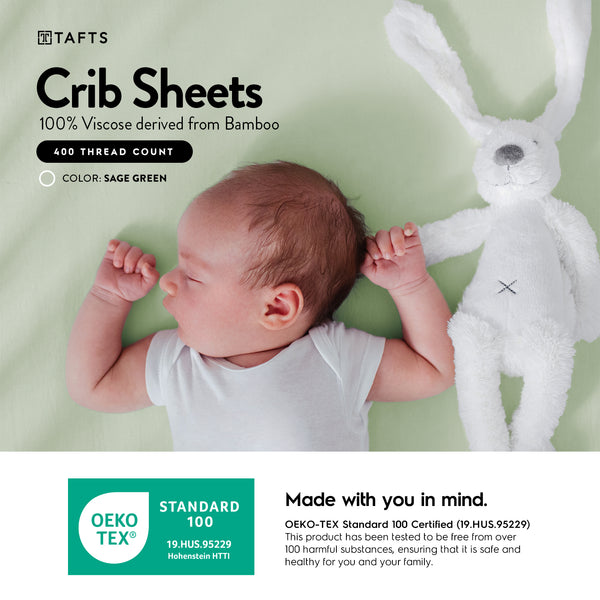 100% Bamboo Crib Sheets