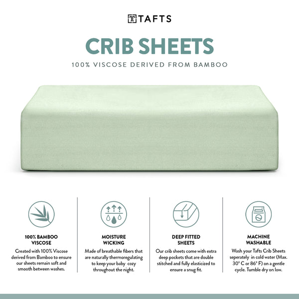 100% Bamboo Crib Sheets