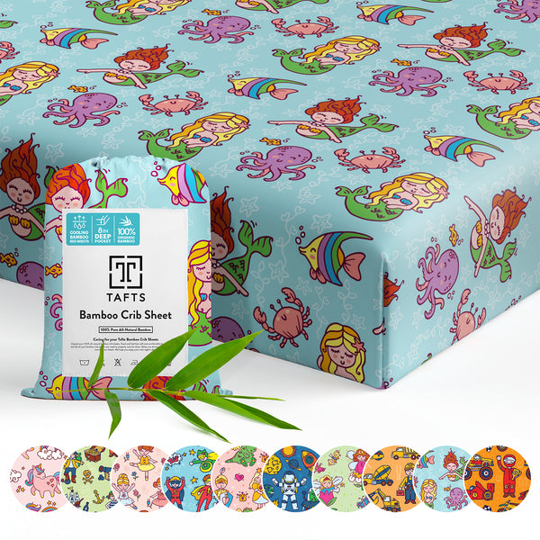 100% Bamboo Crib Sheets