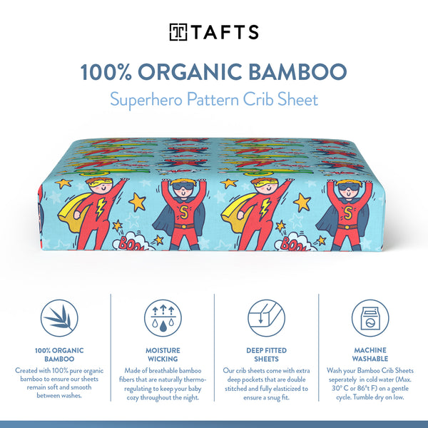 100% Bamboo Crib Sheets