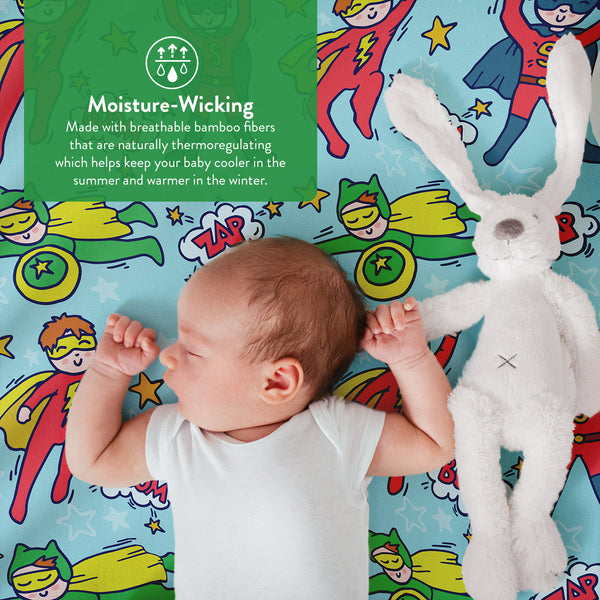 100% Bamboo Crib Sheets