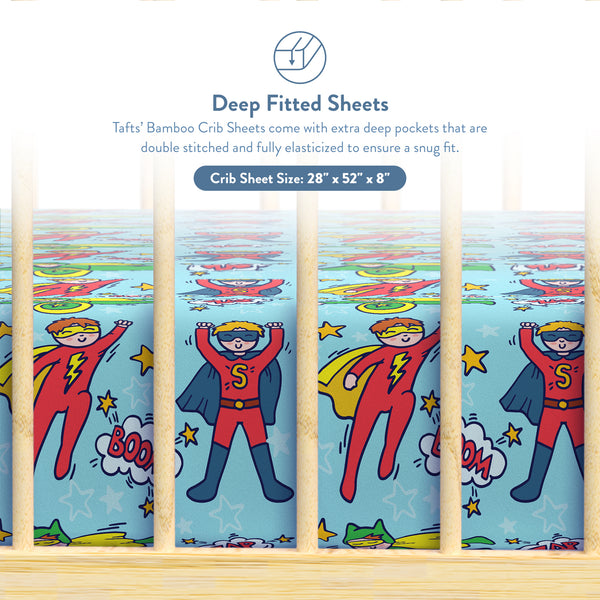100% Bamboo Crib Sheets