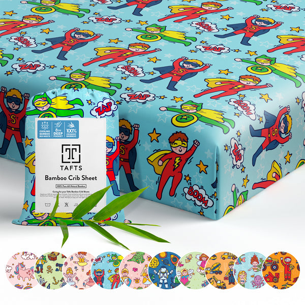 100% Bamboo Crib Sheets