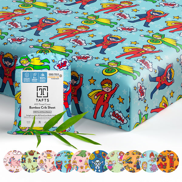 100% Bamboo Crib Sheets