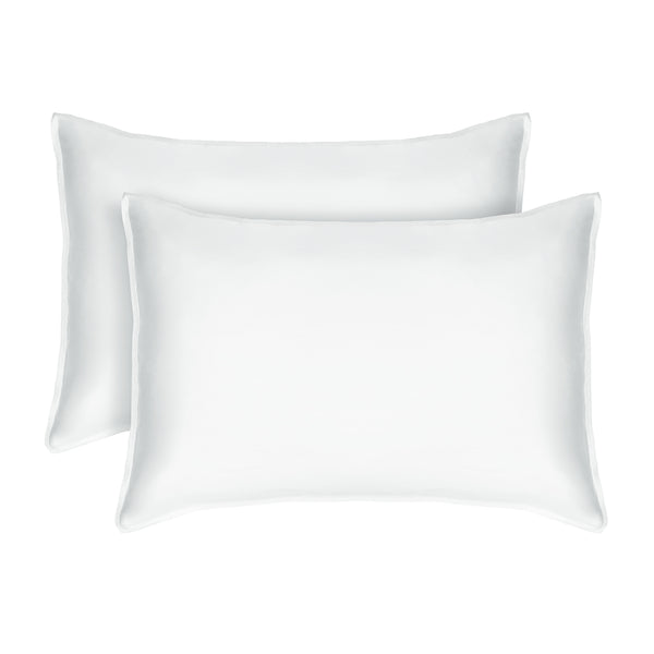 Cool White 2PACK Organic Bamboo Pillowcases best organic bamboo pillowcase for hair and skin