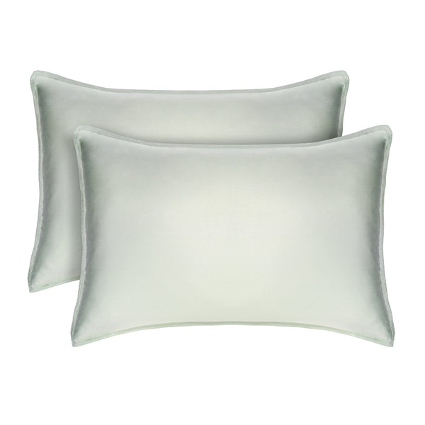 Sage Green 2PACK Organic Bamboo Pillowcases best organic bamboo pillowcase for hair and skin