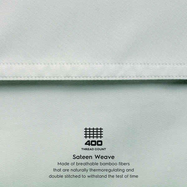 Sage Green 2PACK Organic Bamboo Pillowcases best organic bamboo pillowcase for hair and skin