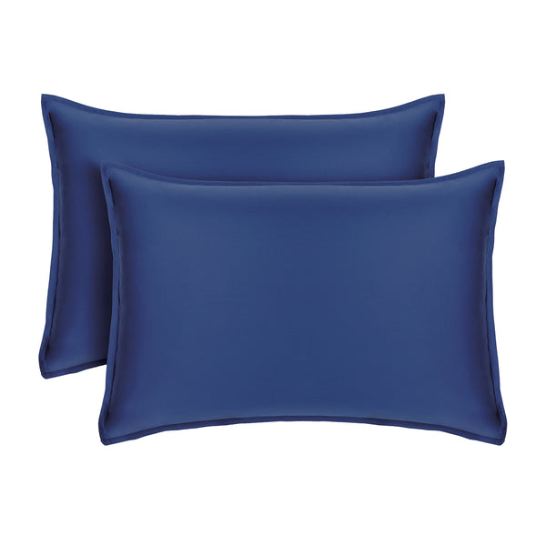 Navy Blue 2PACK Organic Bamboo Pillowcases best organic bamboo pillowcase for hair and skin