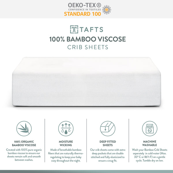 Cool White Pure Organic Bamoo Crib Sheets best pure organic bamboo sheets for baby