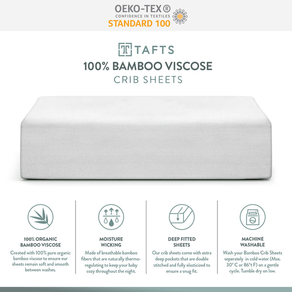Light Grey Pure Organic Bamoo Crib Sheets best pure organic bamboo sheets for baby