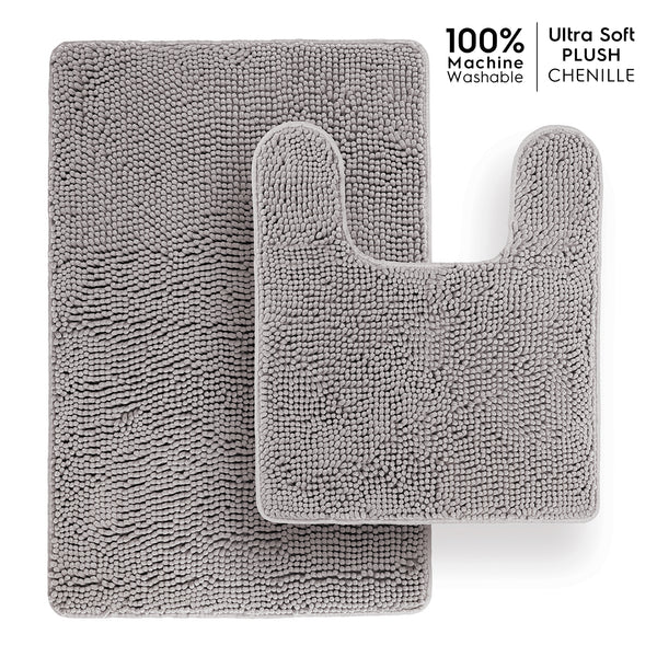Ultra Soft Chenille  Bathroom Rugs