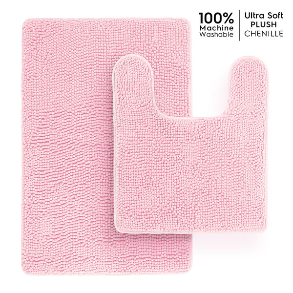 Ultra Soft Chenille  Bathroom Rugs