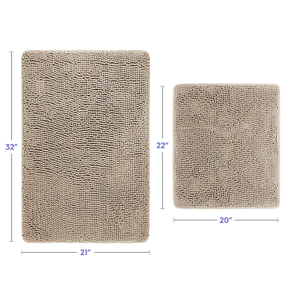 Ultra Soft Chenille  Bathroom Rugs