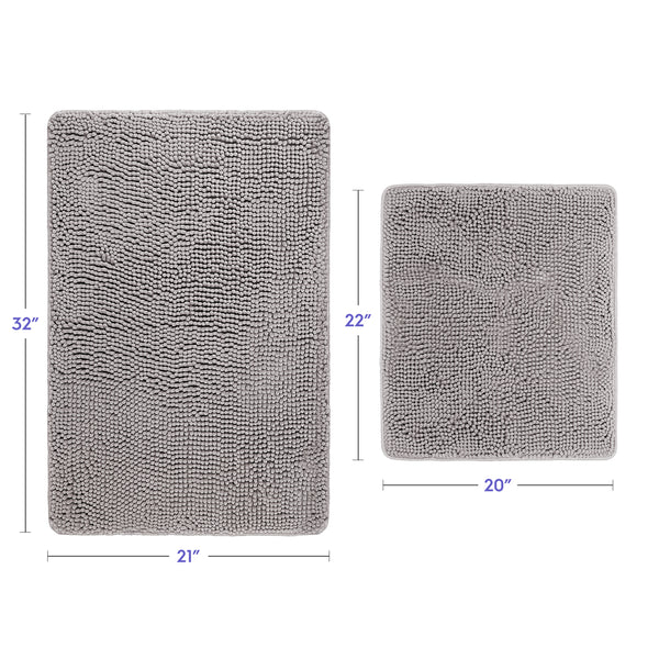 Ultra Soft Chenille  Bathroom Rugs