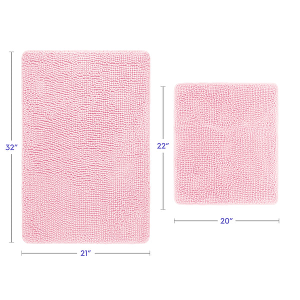 Ultra Soft Chenille  Bathroom Rugs