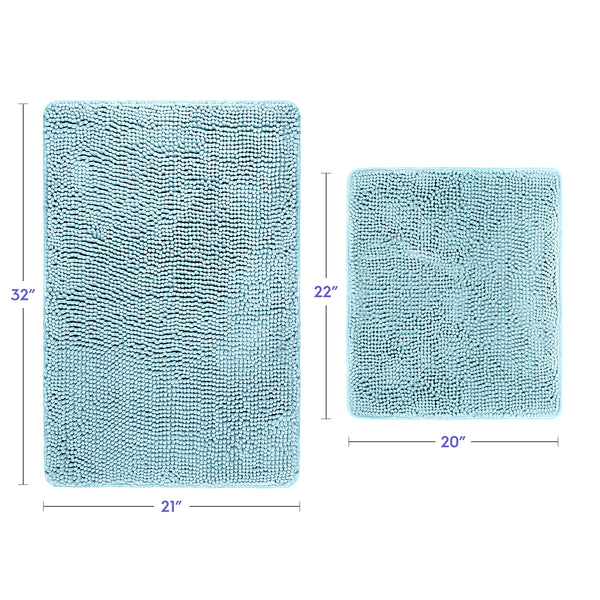 Ultra Soft Chenille  Bathroom Rugs