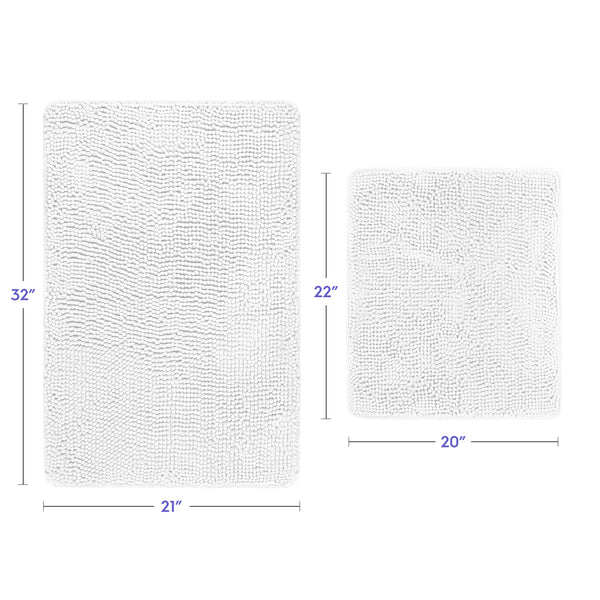 Ultra Soft Chenille  Bathroom Rugs