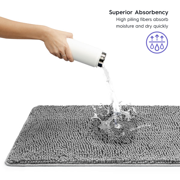 Ultra Soft Chenille  Bathroom Rugs