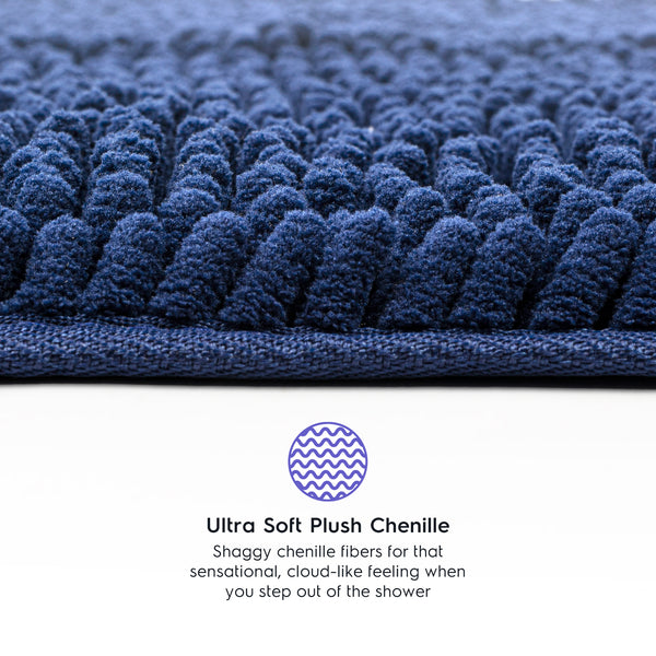 Ultra Soft Chenille  Bathroom Rugs