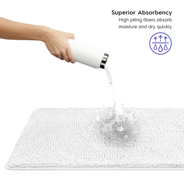 Ultra Soft Chenille  Bathroom Rugs