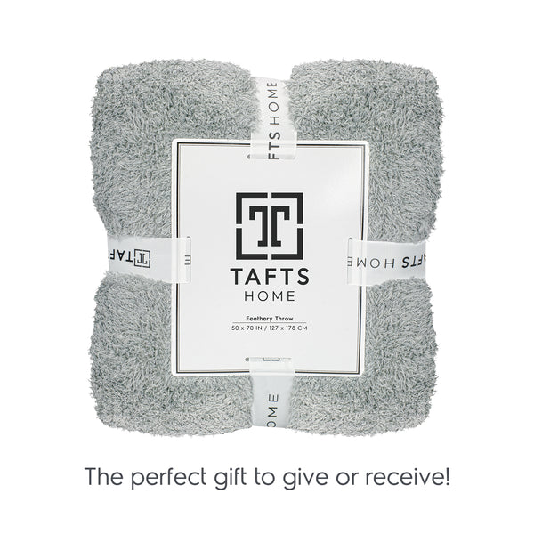 Space Grey Feathery Throw Blanket throw size best plush fluffy fleece blankets and throws for couch, bed, and living room