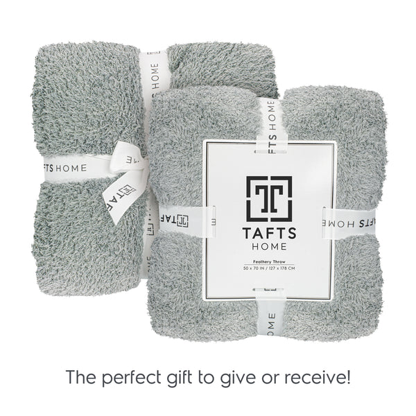 Space Grey Feathery Throw Blanket throw size best plush fluffy fleece blankets and throws for couch, bed, and living room