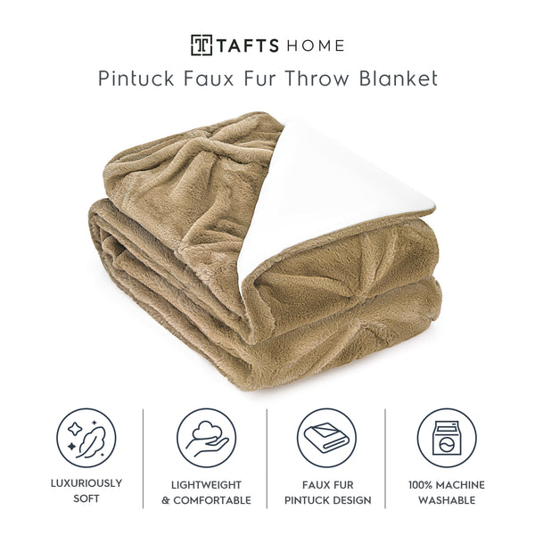 Pintuck Throw Blanket