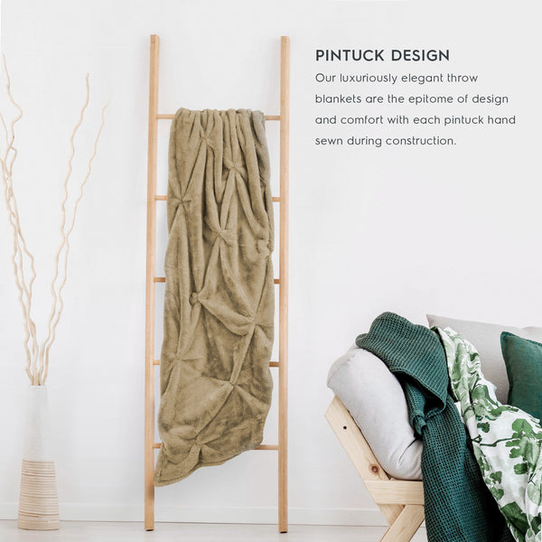 Pintuck Throw Blanket