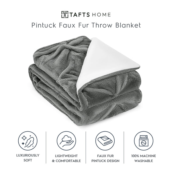 Pintuck Throw Blanket