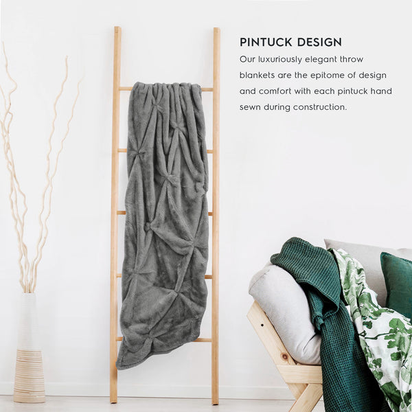 Pintuck Throw Blanket
