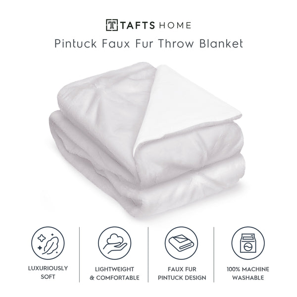 Pintuck Throw Blanket