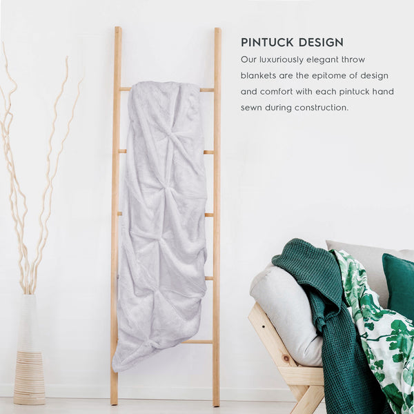 Pintuck Throw Blanket
