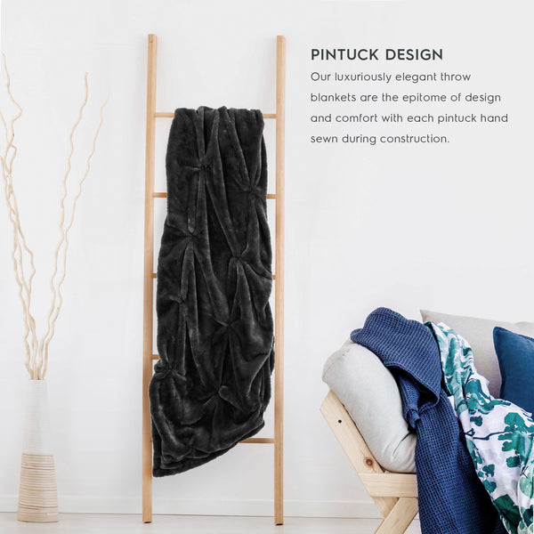 Pintuck Throw Blanket