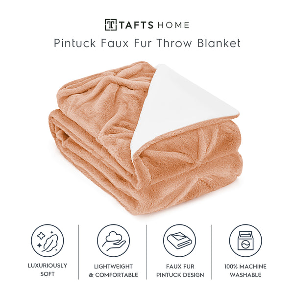 Pintuck Throw Blanket