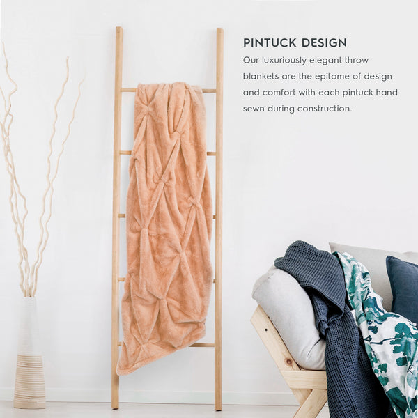 Pintuck Throw Blanket
