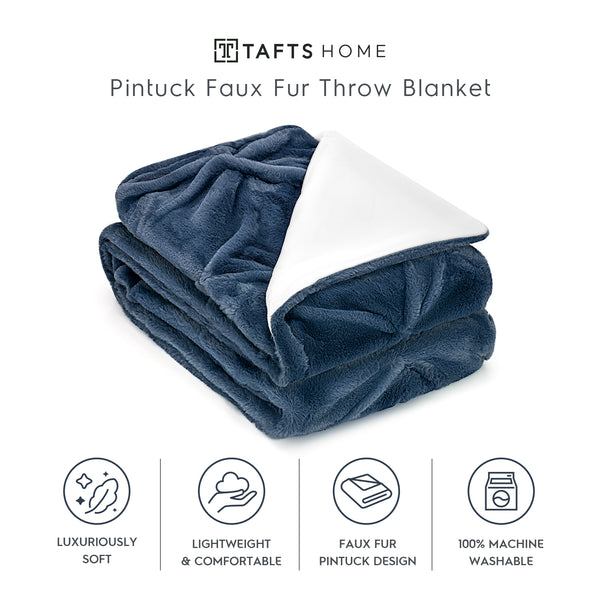 Pintuck Throw Blanket