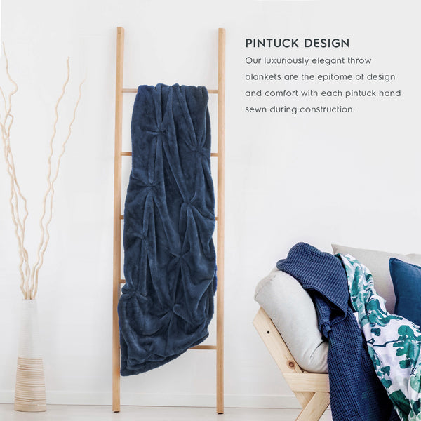 Pintuck Throw Blanket