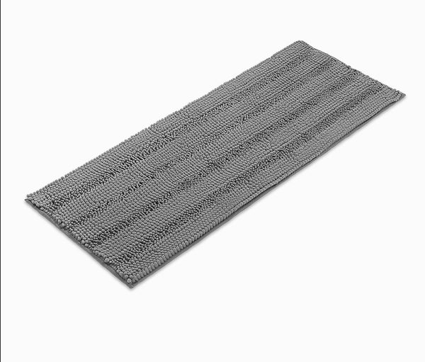 Striped Chenille Bathroom Rugs