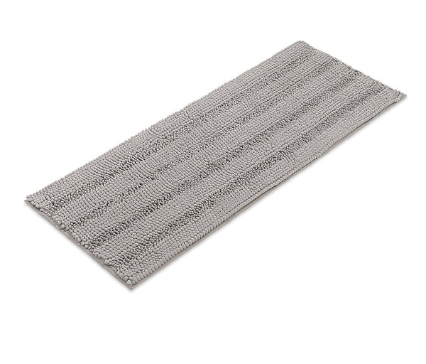 Striped Chenille Bathroom Rugs