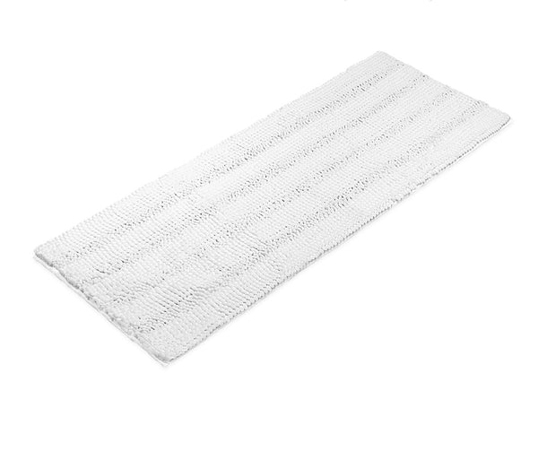 Striped Chenille Bathroom Rugs