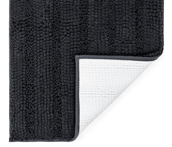Striped Chenille Bathroom Rugs