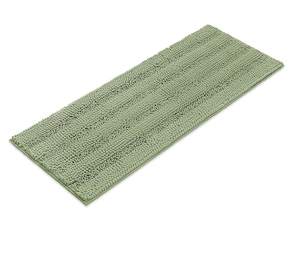 Striped Chenille Bathroom Rugs