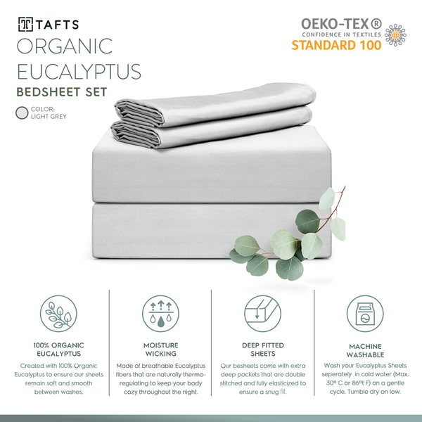 Light Grey Eucalyptus Sheets best eucalyptus sheets for skin