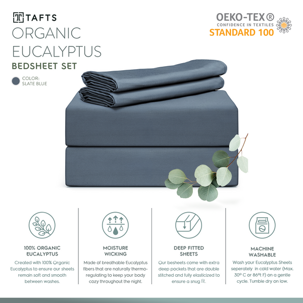 Slate Blue Eucalyptus Sheets best eucalyptus sheets for skin