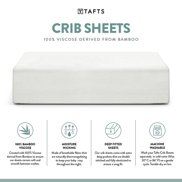 100% Bamboo Crib Sheets