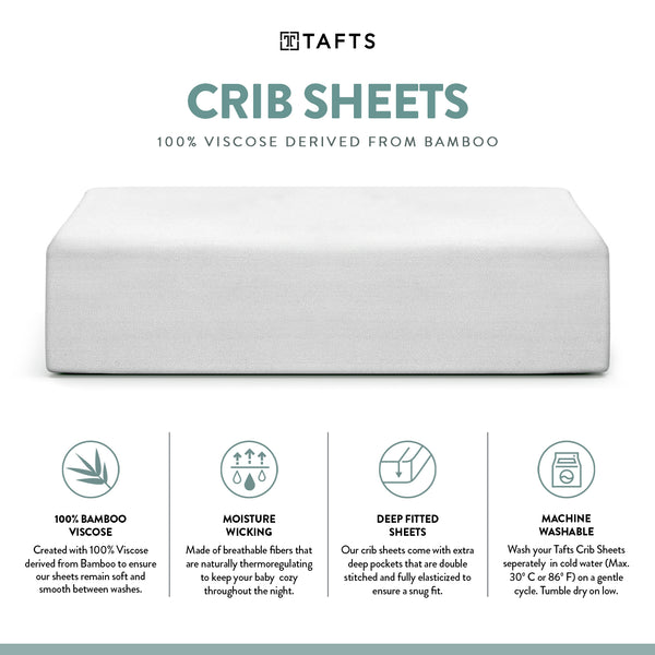 100% Bamboo Crib Sheets